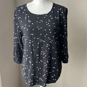 Jacqueline de Yong Polka Dot Top